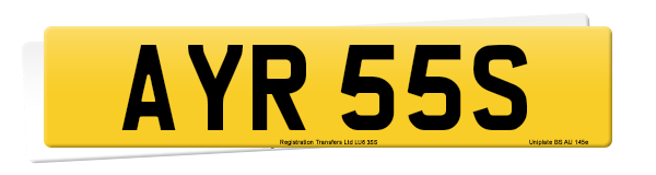 Registration number AYR 55S